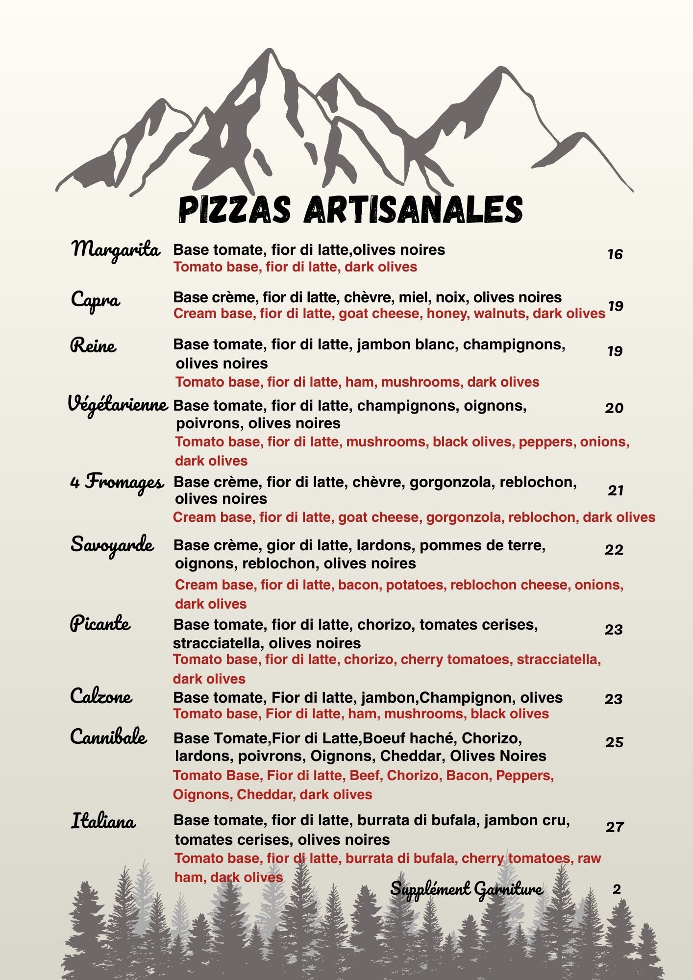 Nos Pizzas Artisanales