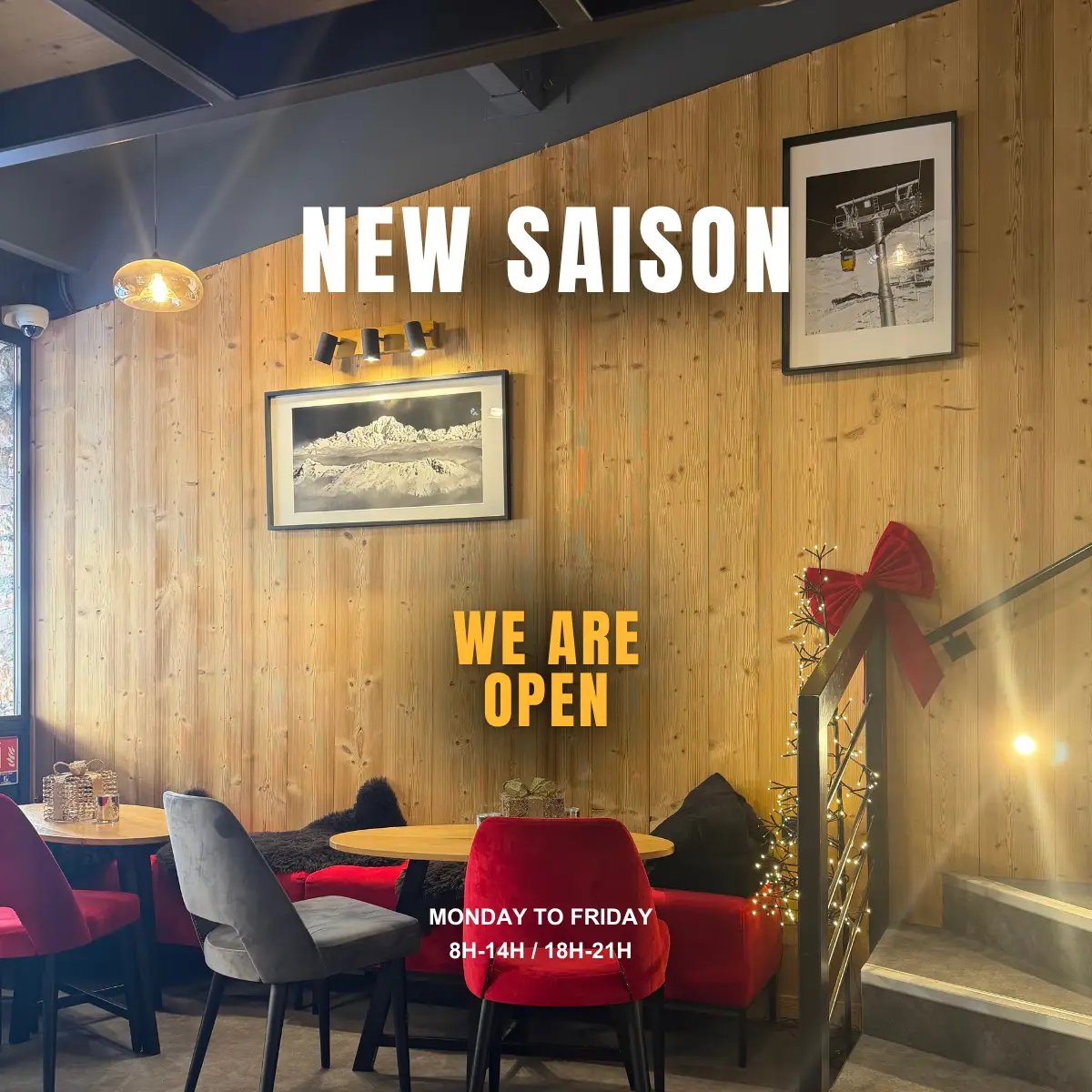 Nous sommes ouvert pour la nouvelle saison printemps/été 2026