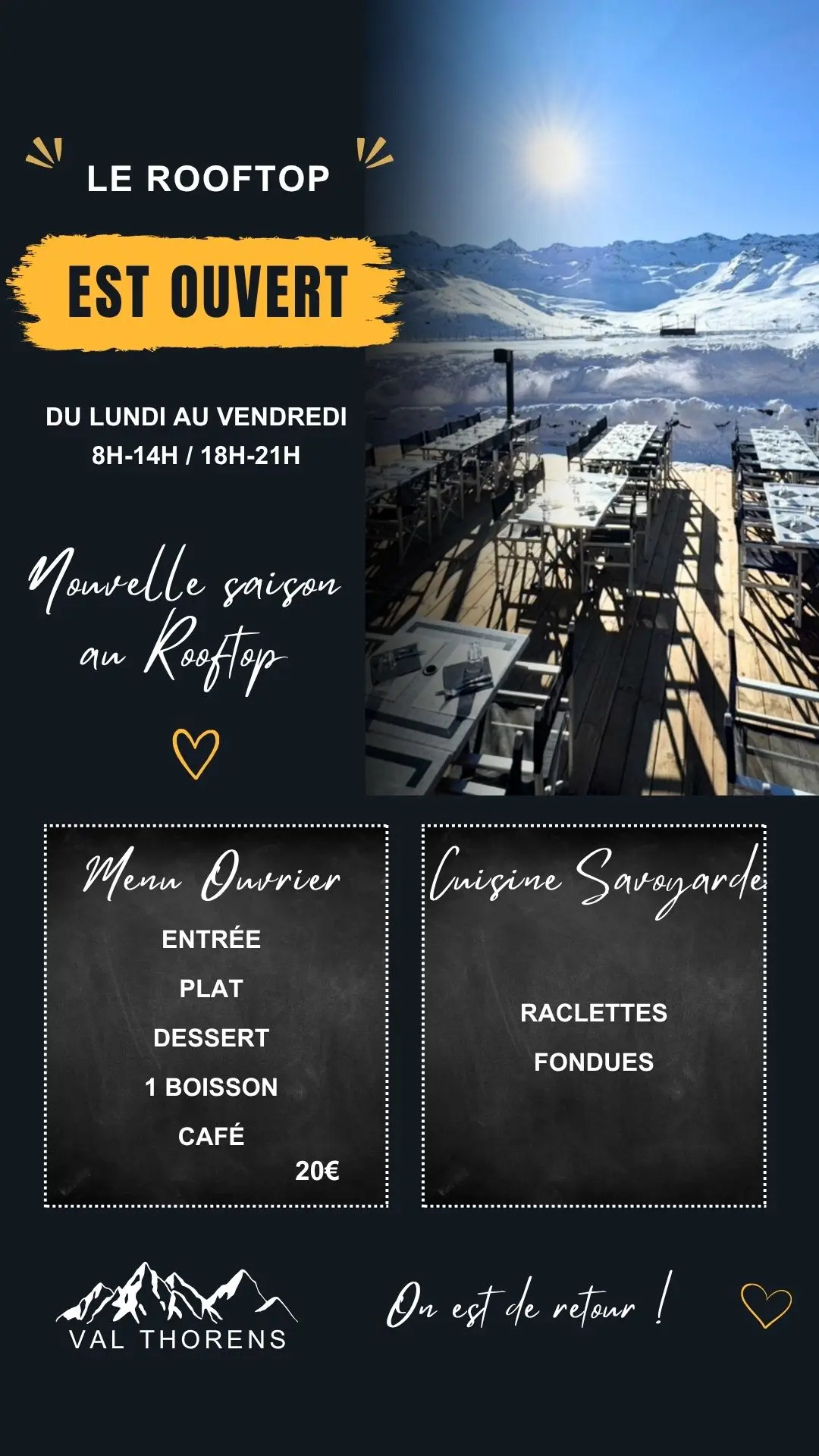 Nos spécialités savoyardes dans vos assiettes